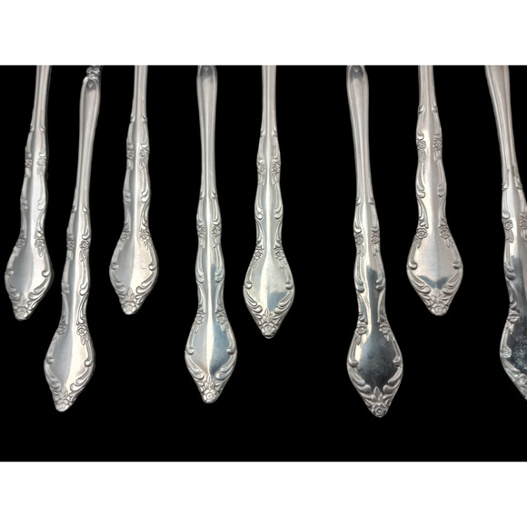 Michael Lloyd Stainless MLL2 Fruit Spoons Set Of 12 - Picture 4 of 4